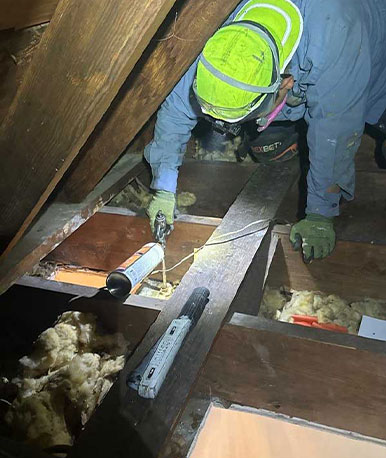 Sealing Air Leaks - DeVere Insulation Home Performance Sealing Air Leaks - DeVere Insulation Home Performance