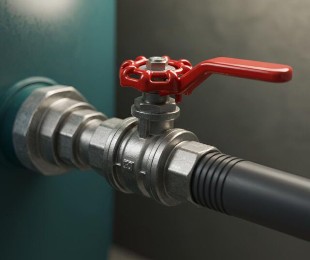 Water Pipe with Valve.